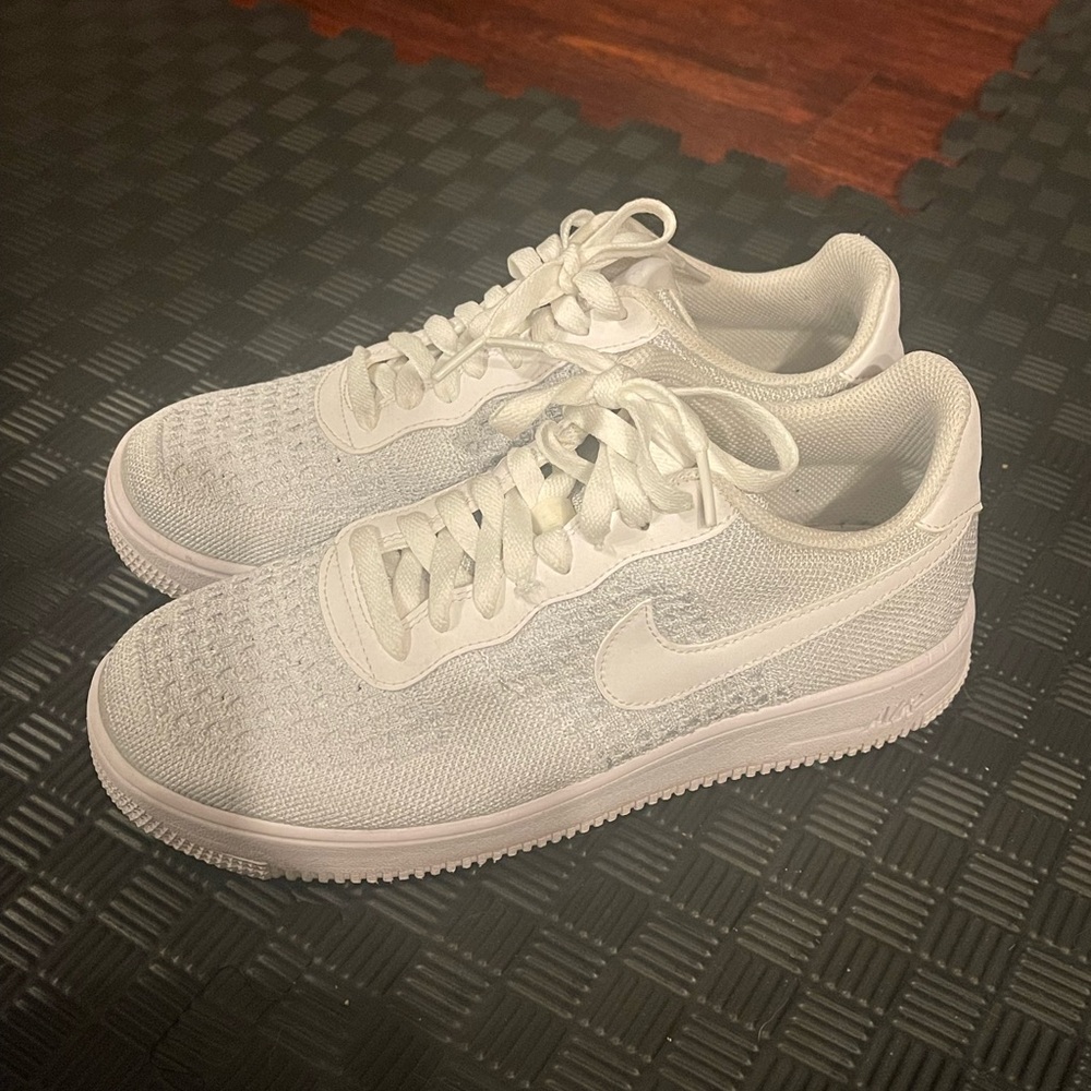 Nike fly knit Air Force ones